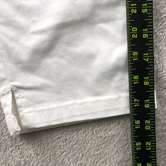 Curve Appeal Womens Pants Size 4/27Wide Leg White Ankle Casual Classic Cropped - Picture 6 of 14